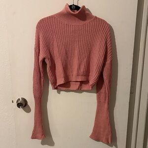 American Apparel Dusty Rose Turtleneck Sweater